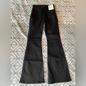 Abercrombie & Fitch Black Flare Jean. NWT.